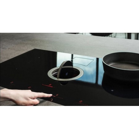 Индукционная варочная панель со встроенной вытяжкой Elica NikolaTesla  SWITCH BL/F/83 А-3